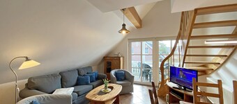 Haus Rügenwelle Whg. 04 1st floor with balcony - W: Haus Rügenwelle with 4