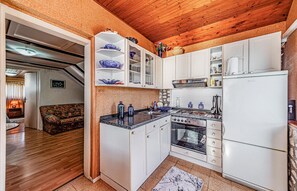 Fridge, stovetop, dishwasher