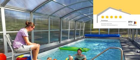 Una piscina riscaldata