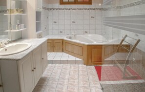 Combined shower/bathtub