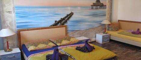 Apartment, 1 Bedroom (Heringsdorf) | Premium bedding, desk, laptop workspace, free WiFi