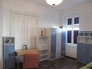 Apartemen, 1 kamar tidur (Heringsdorf) | Seprai premium, meja kerja, ruang kerja ramah laptop, dan Wi-Fi gratis