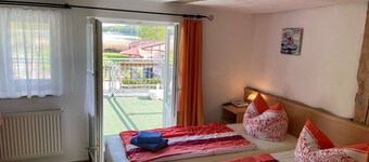 06 chambre double avec terrasse et vue sur le Dobbertiner See - Insel-Hotel Dobbertin