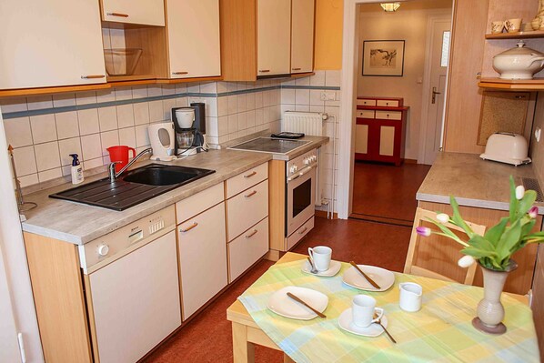 Fridge, oven, dishwasher