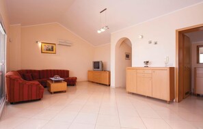 TV, DVD player, stereo
