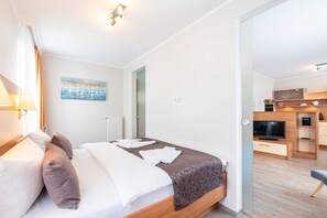 2 chambres, coffres-forts dans les chambres, Wi-Fi, draps fournis