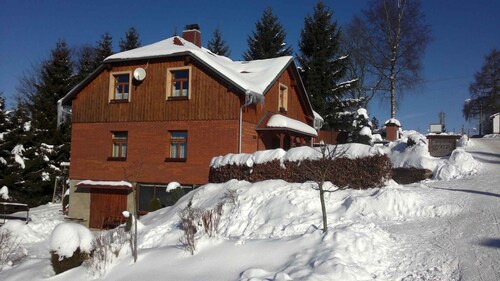 Apartamento de vacaciones con vista a la pista de esquí