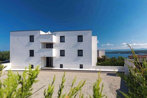 Exterior - Holiday apartment mit Klimaanlage und Meerblick (Malinska)