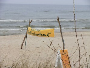 Tæt på stranden
