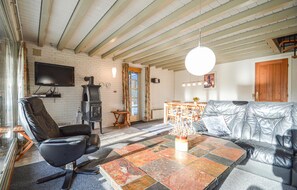 TV, caminetto, impianto stereo