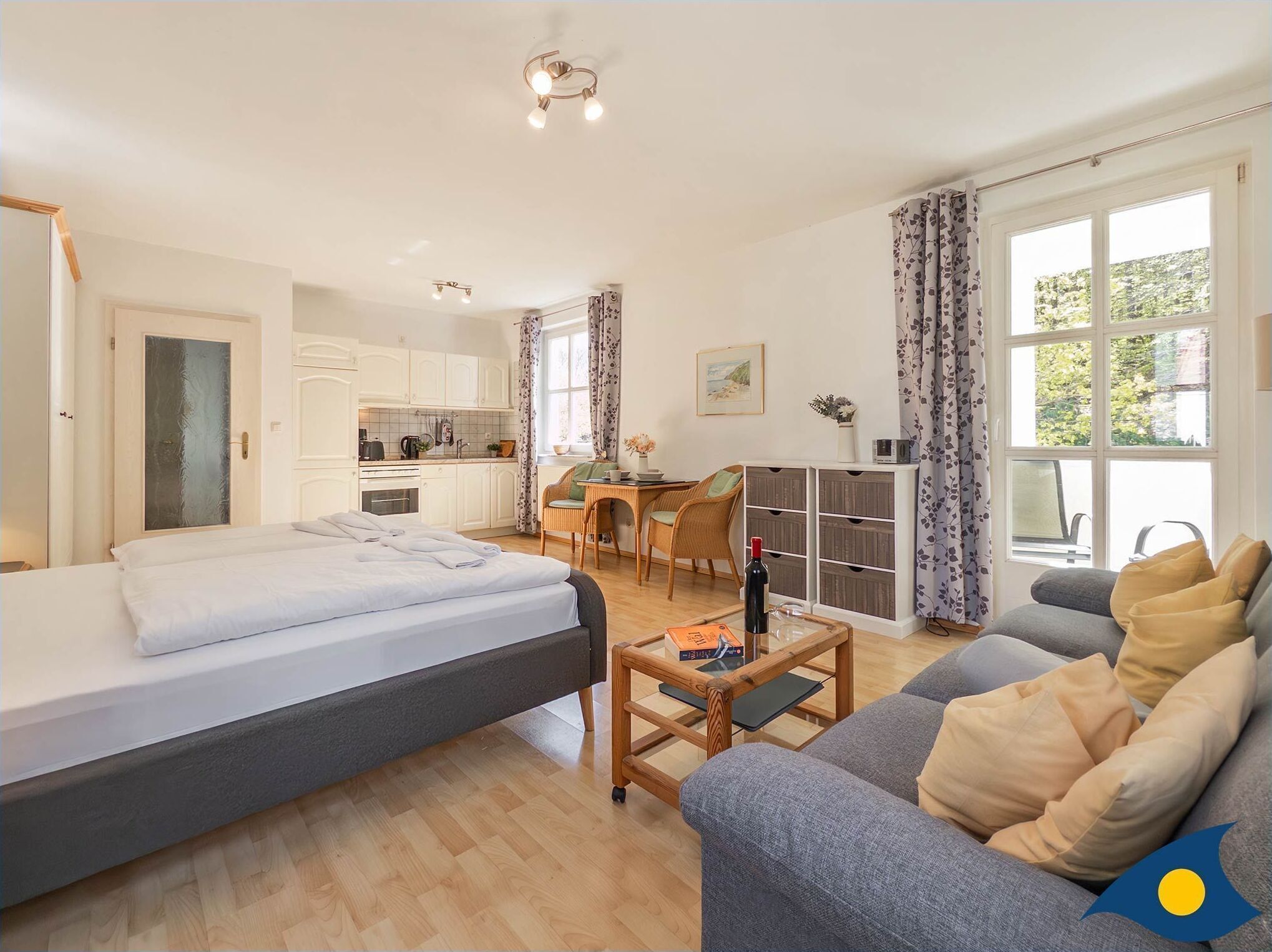 1 bedroom, WiFi, bed sheets