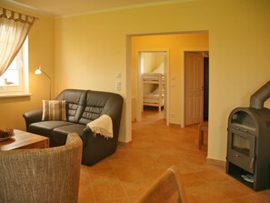 Télévision, cheminée