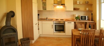 Excl. App. Beach shell, fireplace, 250 m to the beach - dog friendly fireplace garden