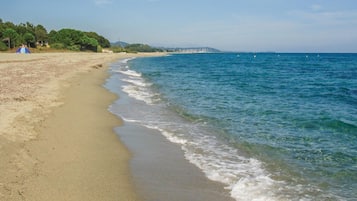 Vlak bij het strand, vissen