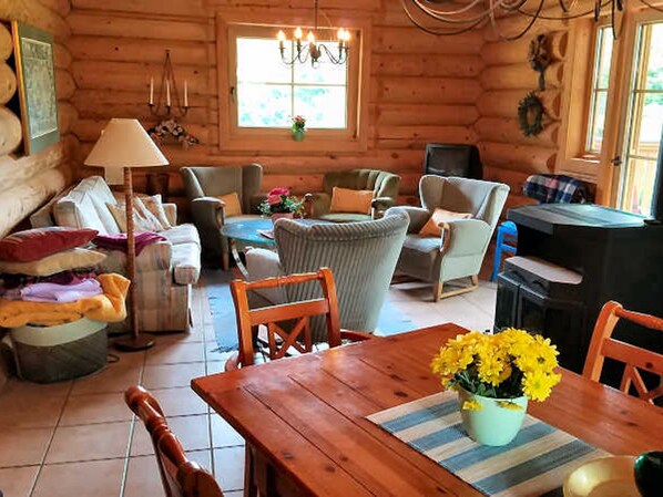 Télévision, cheminée