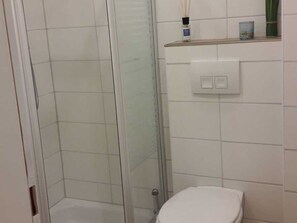 Shower, hair dryer