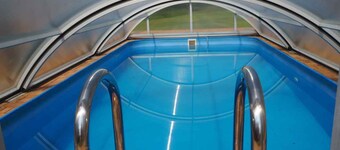 Holiday home with outdoor pool