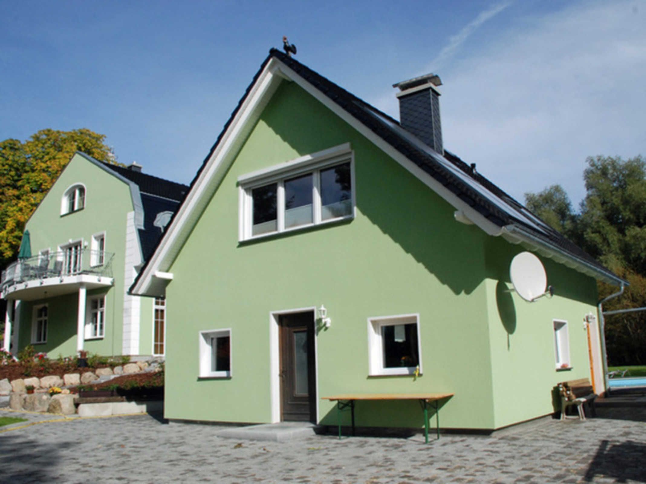 Ferienhaus Regenbogen mit Kamin und Terrasse