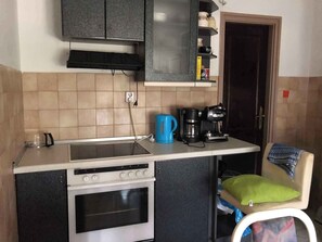Oven, stovetop, coffee/tea maker
