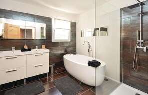 Combined shower/bathtub - Awesome home in St Nazaire de Ladarez (St Nazaire de Ladarez)