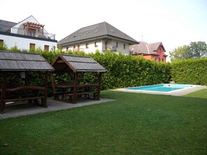 Una piscina riscaldata