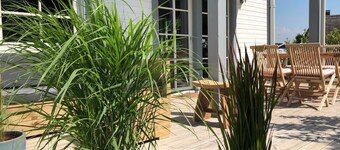 Holiday arch steel, 70m² with terrace - Apartment sheet steel