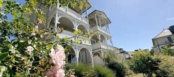 MR: Villa Wilhelmine Whg. 03 Chalk room with balcony - Villa Wilhelmine Whg. 03