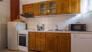 Kaffetrakter/tekoker, kjøleskap, mikrobølgeovn og ovn