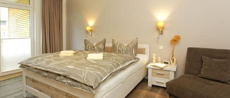 1 slaapkamer, een kluis op de kamer, wifi, beddengoed