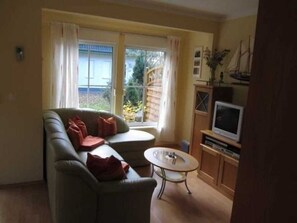 Fernseher, Kamin