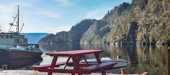 Stunning home in Os with kitchen