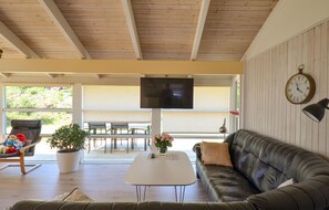 Télévision, cheminée