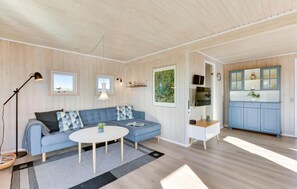 Smart TV, fireplace, DVD player