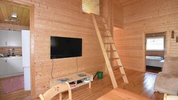 3 chambres, lit parapluie