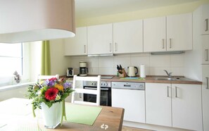 Fridge, oven, dishwasher