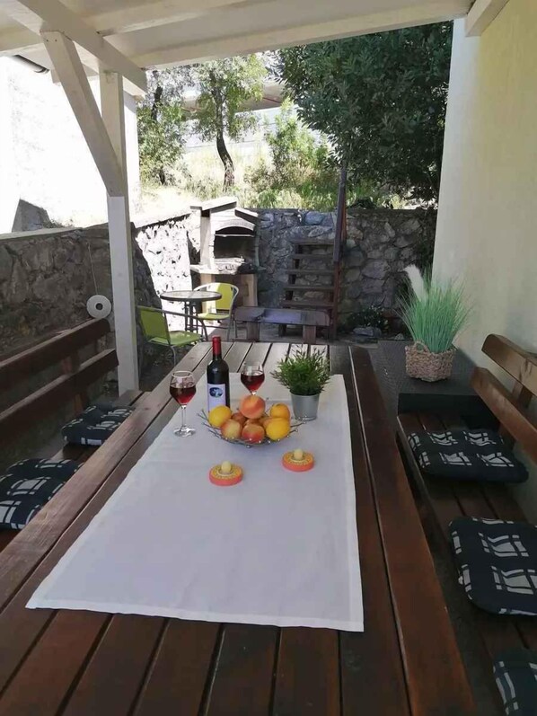 Opções para refeição ao ar livre