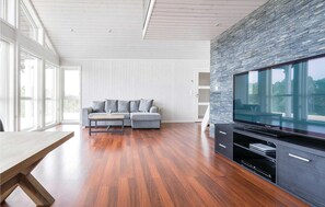 Fernseher, Kamin, DVD-Player