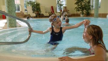 Indoor pool, a heated pool