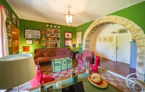 TV, fireplace, table tennis