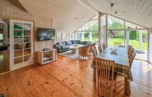 TV, fireplace, DVD player, ping pong