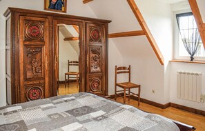 2 chambres, lit parapluie