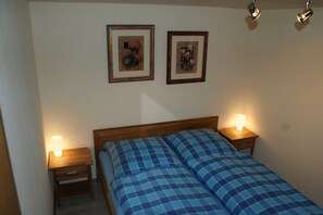 2 bedrooms, iron/ironing board, travel crib, WiFi