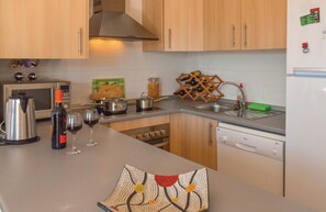 Fridge, stovetop, dishwasher