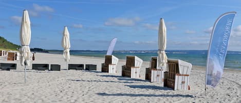 På stranden, fiskeri