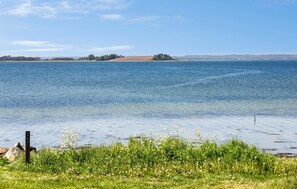 Vlak bij het strand