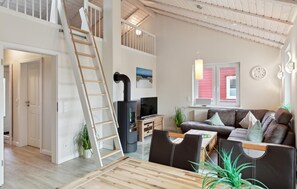Fernseher, Kamin