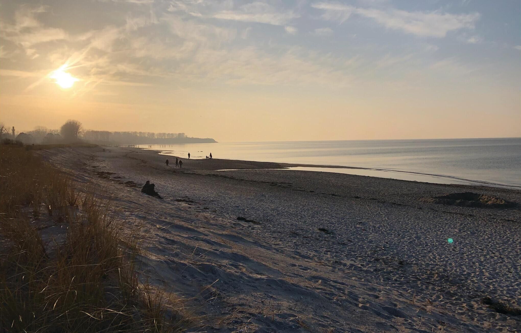 Nära stranden och fiske