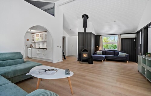 Beach front home in Hemmet with sauna