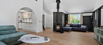 Beach front home in Hemmet with sauna