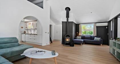 Beach front home in Hemmet with sauna